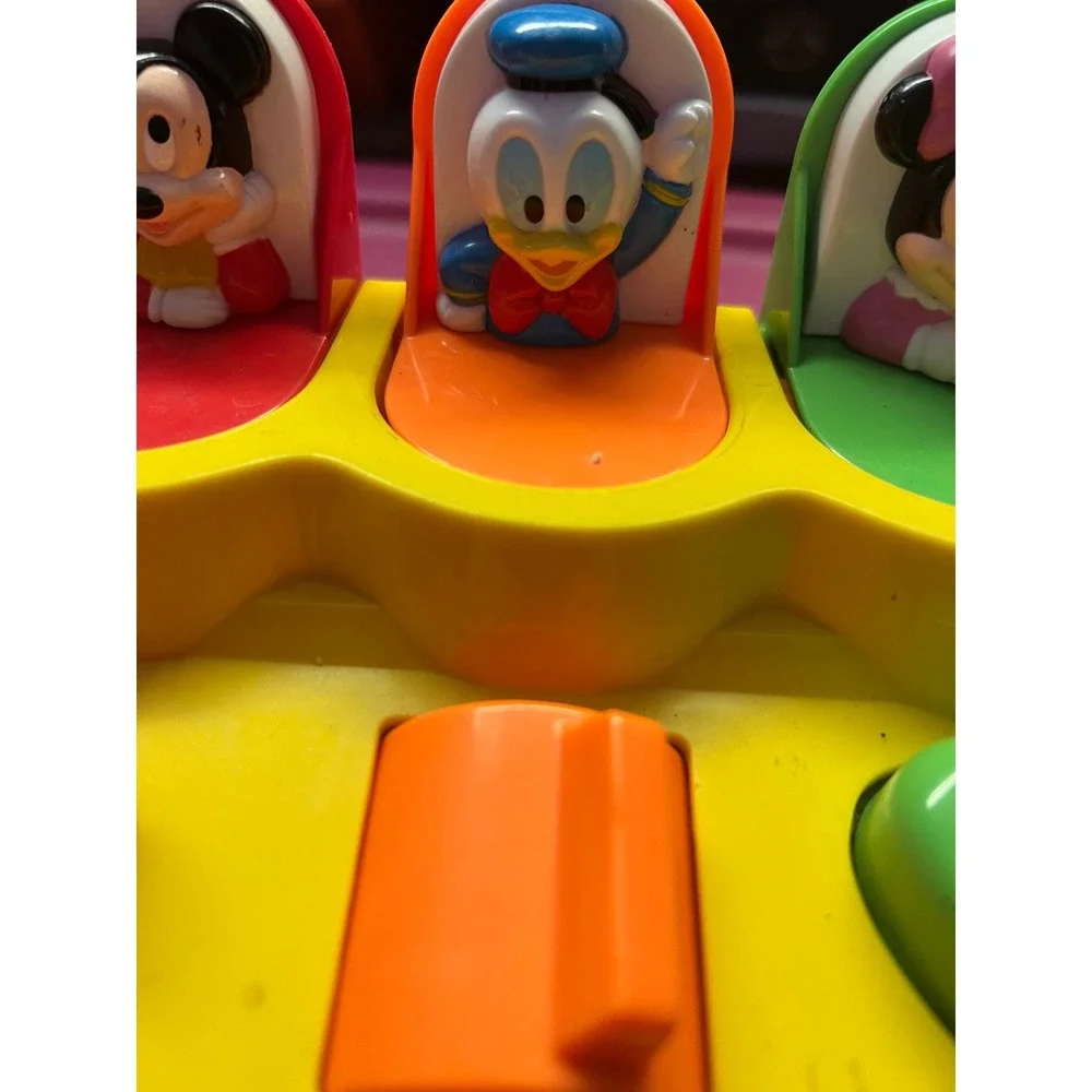 Vintage Disney Mattel Mickey Mouse Friends Pop Up Activity Toy 65090 Toddler